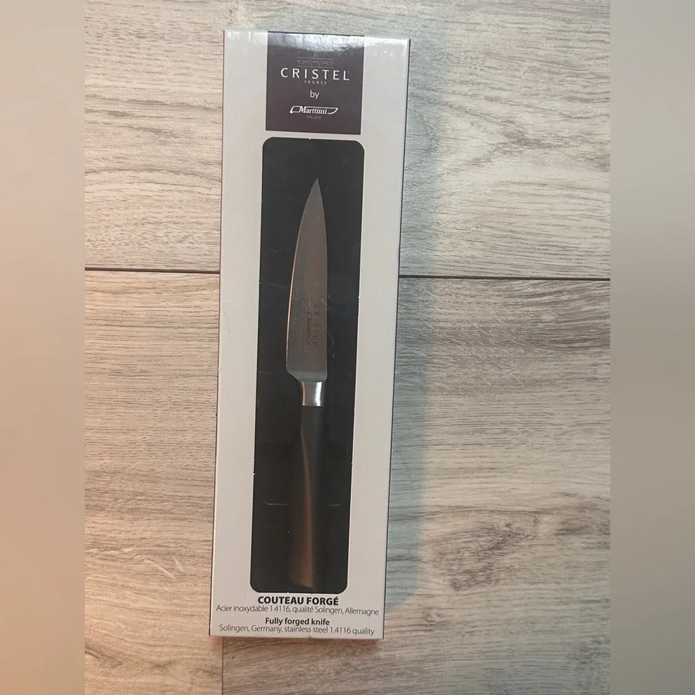 New Cristel, 1.4116 grade stainless Steel Paring Knife, Perfectly balanced 3.5